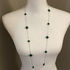 NWT 🎉host pick🎉🎈sterling silver with malachite necklace